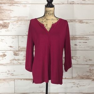 Old Navy Cranberry Colored Blouse